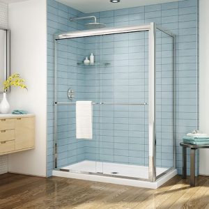 Fleurco Cordoba Plus 2 Sided Shower Door Chrome