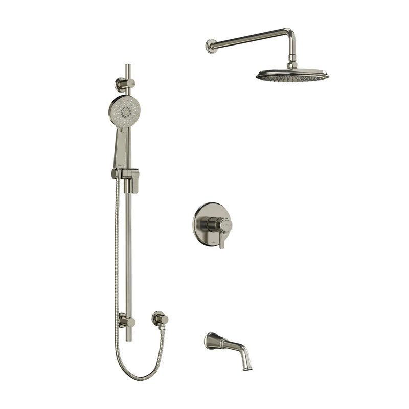 Riobel KIT1345MMRDJBK Momenti 3-Way System & Hand Shower