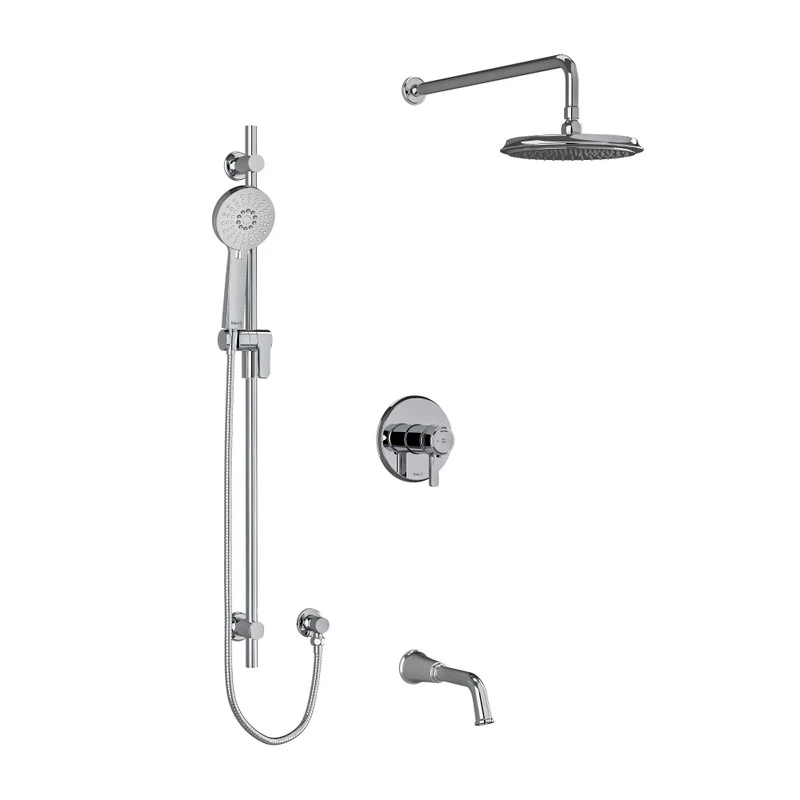 Riobel KIT1345MMRDJBK Momenti 3-Way System & Hand Shower