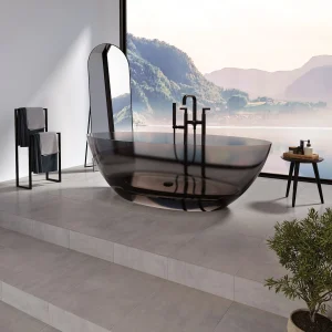 Neptune 220318 Mosta 6732 Freestanding Bathtub in Black Finish