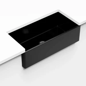 Velanso F8036-MB Velaro 36" Farmhouse Apron Front Fireclay Single Bowl Undermount Kitchen Sink