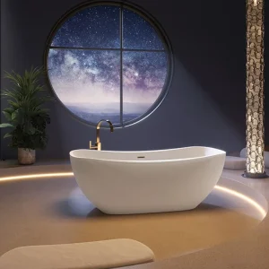BainUltra Lunessa 7038 Freestanding Tub - 70" X 38" 25"