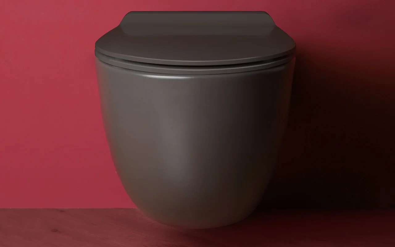 VoThM ゼンシン Simas VI18C Vignoni Wall Hung Toilet With Seat - Bath emporium