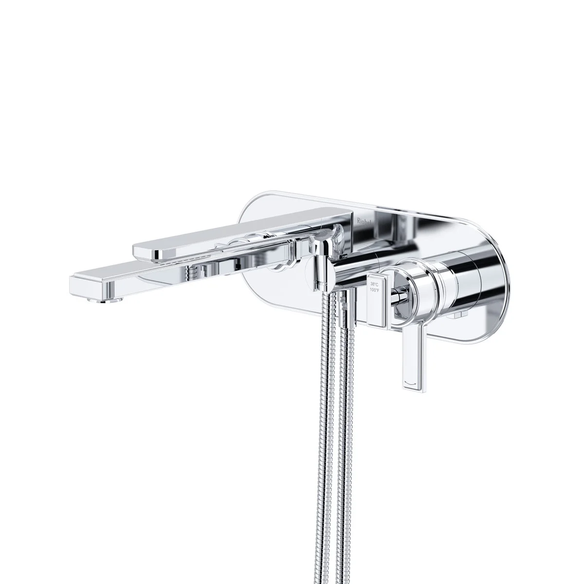 Riobel TMF21 Manifesto Wall Mount Thermostatic/Pressure Balance Tub Filler